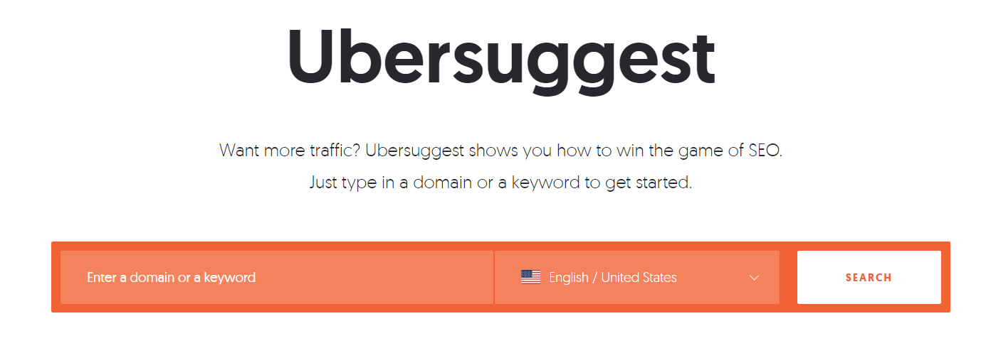 Ubersuggest is a great free SEO tool