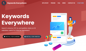 Keywords Everywhere is a great free SEO tool