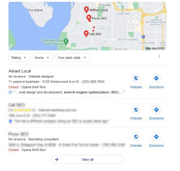 tacoma local seo